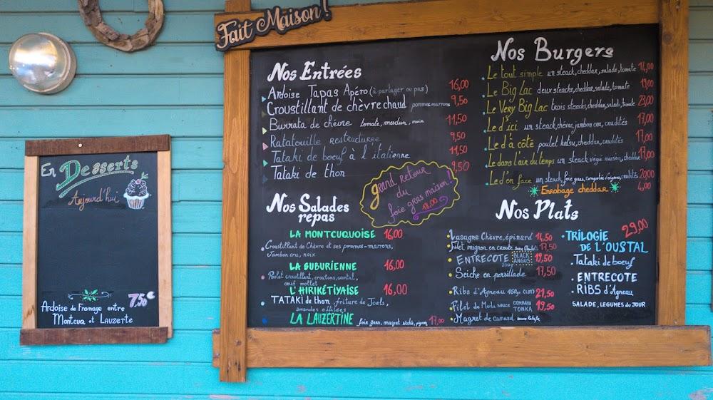 L’Oustal du lac - Menu Image 2